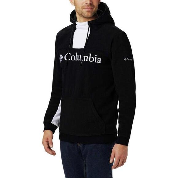 Columbia Other - Columbia Men's Lodge™ Active-Fit Colorblocked Fleece Logo Hoodie sz.L